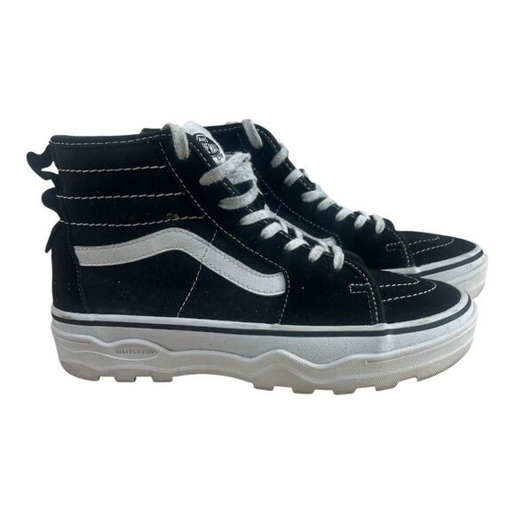 Vans Sentry Sk8-Hi Wafflecup Suede Women Size 6.5 Skate Shoes Black ULTRA CUSH - Picture 12 of 12